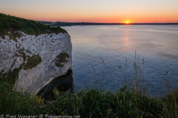 jurassic coast sunset