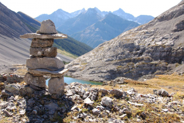 Innukshuk in Kananaskis