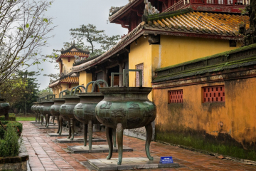 Hien Lam Temple Urns