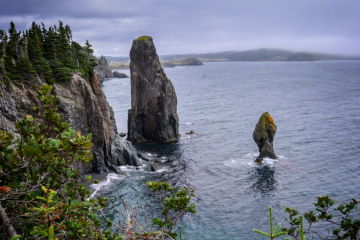 Sea stack's on the Skerwink Trail